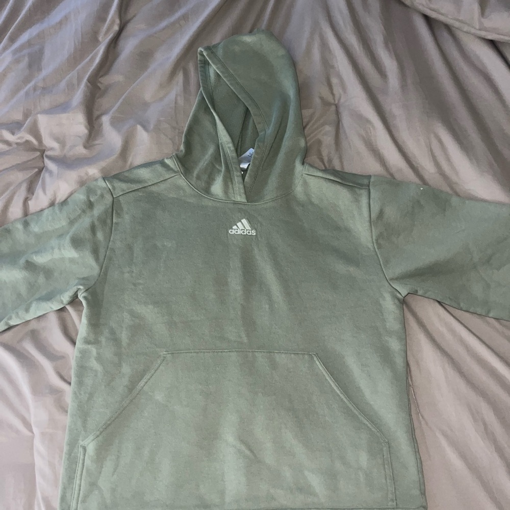 Adidas Green Hoodie - Picture 2 of 5